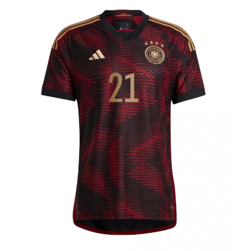 Tyskland Ilkay Gundogan #21 Replika Udebanetrøje VM 2022 Kortærmet